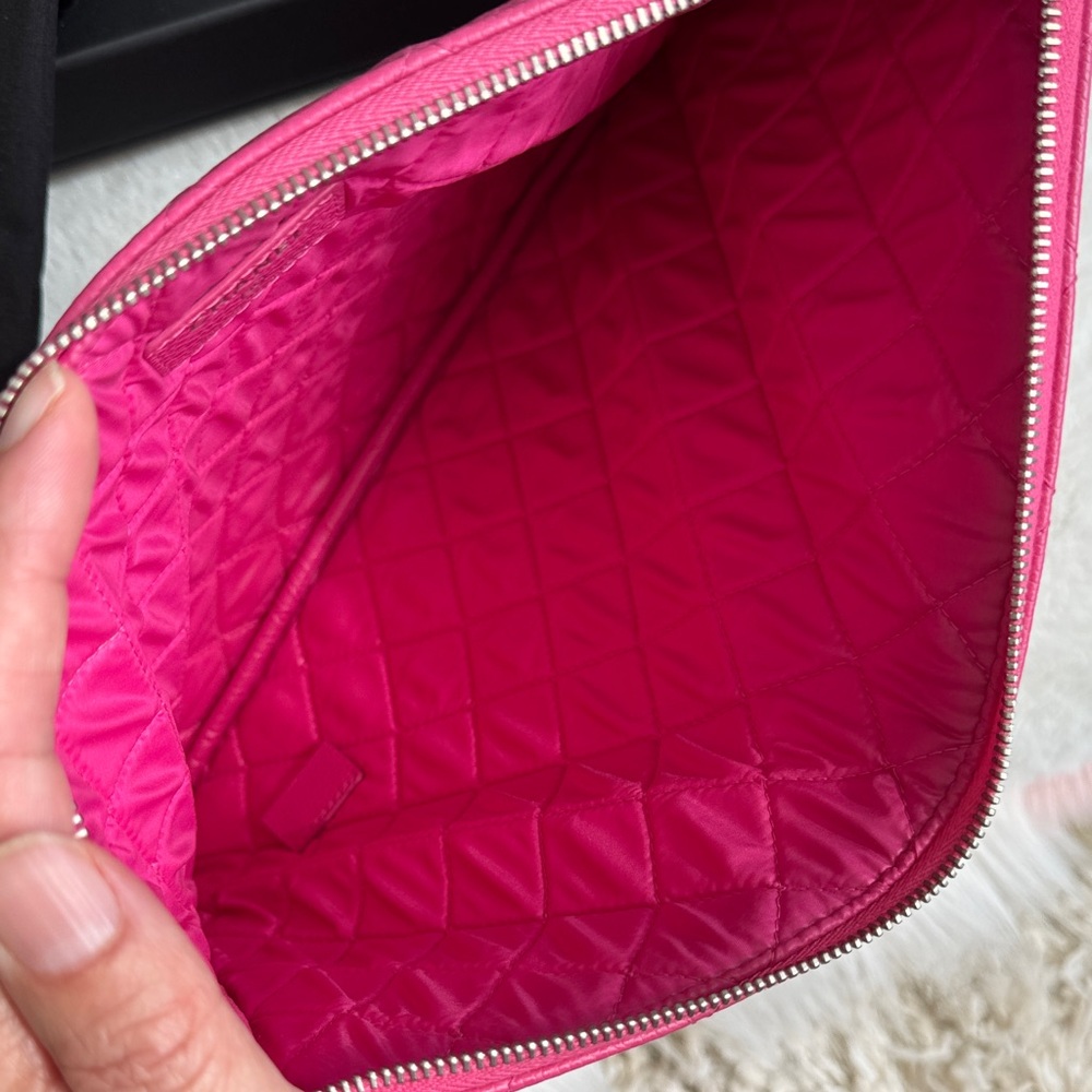 CHANEL Fuchsia Quilted Clutch - Picture 12 of 16